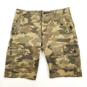 Men's Camo Cargo Shorts 32